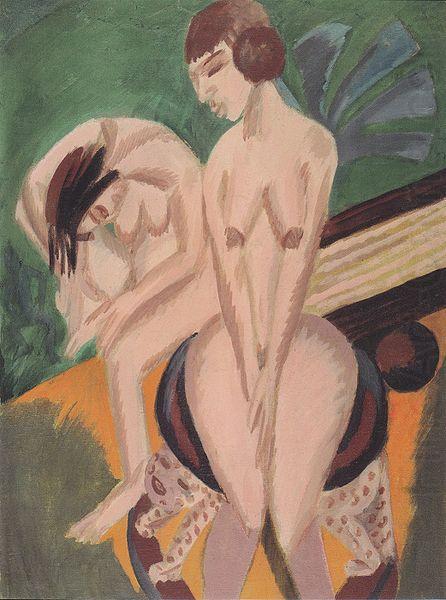 Ernst Ludwig Kirchner Zwei Akte im Raum china oil painting image